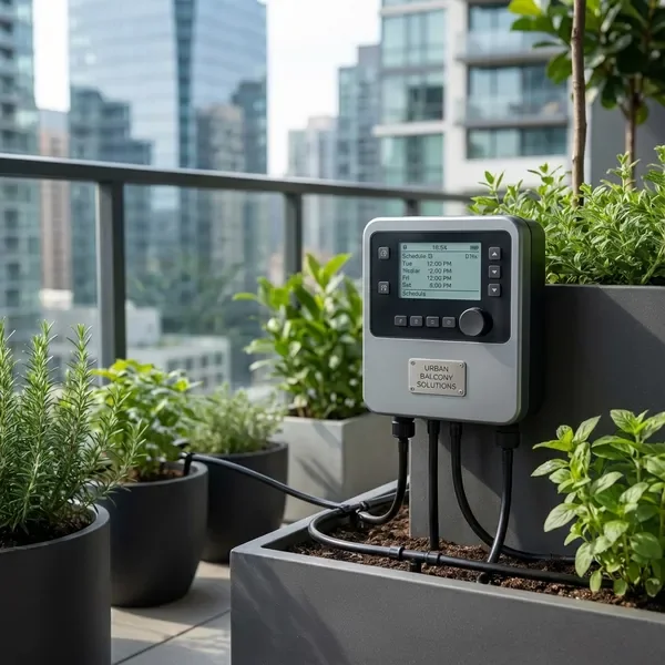 מערכת השקיה חכמה אוטומטית למרפסת